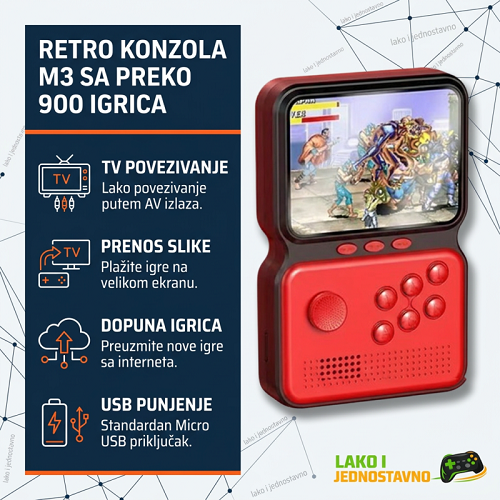 konzola sa punjivom baterijom