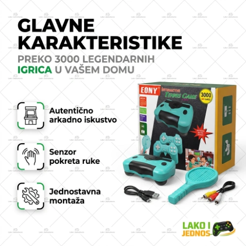 retro konzola sa 3000 igrica