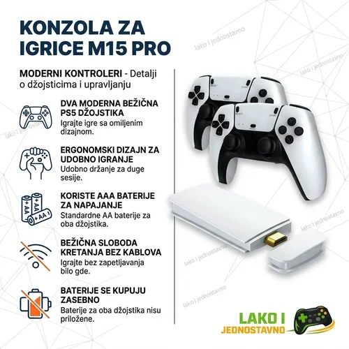 Retro konzola za igrice M15 Pro sa 20000 igara — m15 pro Retro konzola za igrice M15 Pro sa 20000 igara — m15 pro