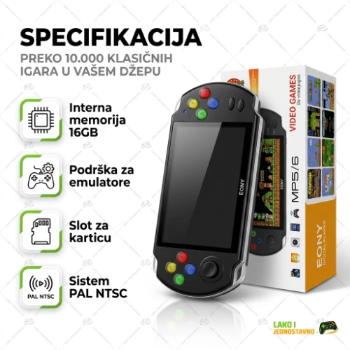 retro ručna konzola sa preko 10.000 igirca