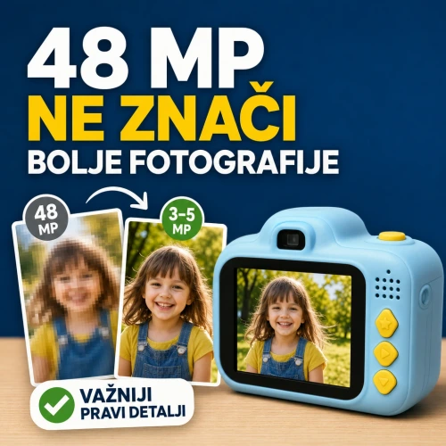 Thumbnail za Da li 48 MP znači bolju fotografiju? Kako čitati specifikacije dečijeg fotoaparata