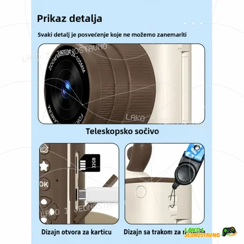digitalni-fotoaparat-za-decu-sa digitalni Digitalni fotoaparat za decu ekran 180° i