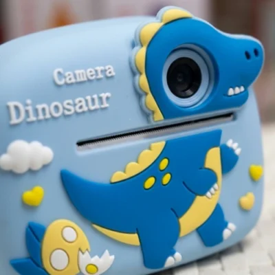 fotoaparat-za-decu-sa-stampacem-plavi-dino-pravi Fotoaparat za decu sa štampačem Plavi Dino pravi