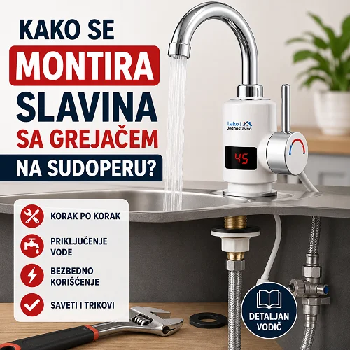 montaza slavine na sudoperu