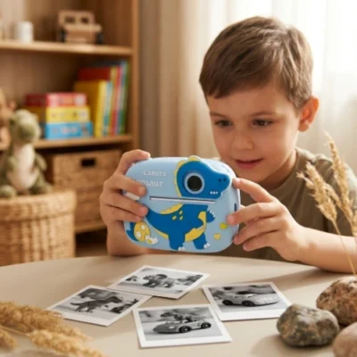 plavi-dino-je-fotoaparat-za-decu-sa-stampacem Plavi Dino je fotoaparat za decu sa štampačem