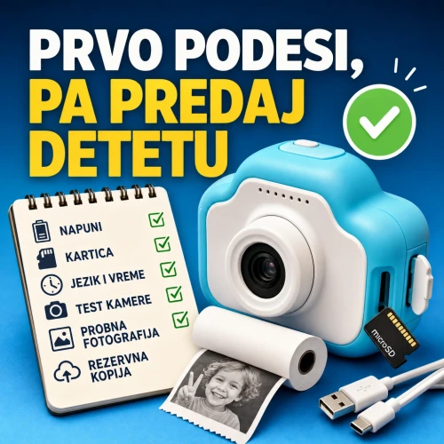 Thumbnail za Prvo podešavanje dečijeg fotoaparata: kontrolna lista za roditelje