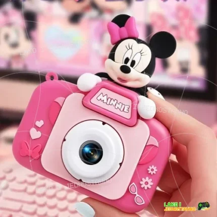 Rozi digitalni fotoaparat za decu Mini Maus sa