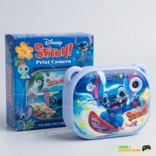 stitch-fotoaparat-za-decu-sa-stampacem-i-selfi Stitch fotoaparat za decu sa štampačem i selfi