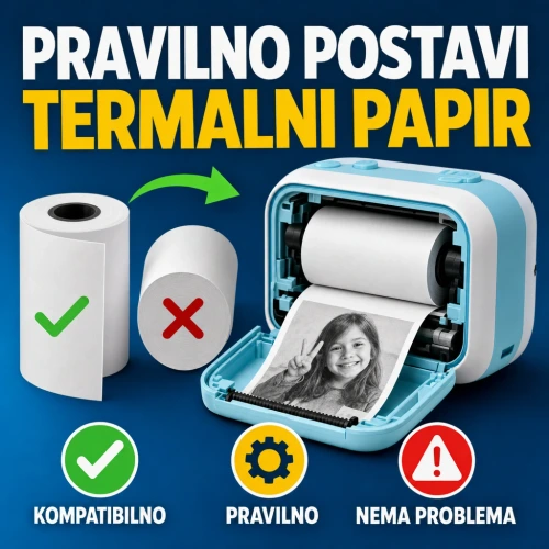 Thumbnail za Termalni papir za dečiji fotoaparat: kompatibilnost, trajnost i rešavanje problema