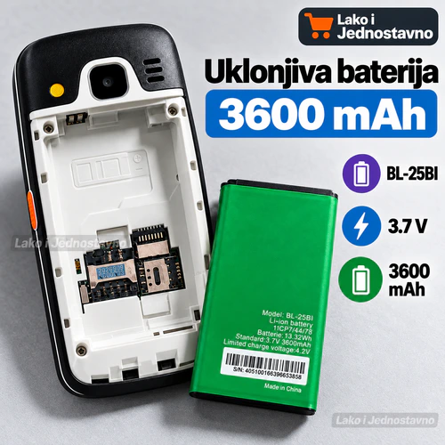 nokia-3210-uklonjiva-baterija-3600mah Nokia 3210 sa uklonjivom BL-25BI baterijom 3600 mAh i otvorenim zadnjim ležištem