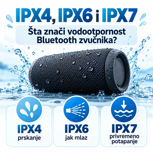 šta znači vodootpornost bluetooth zvučnika